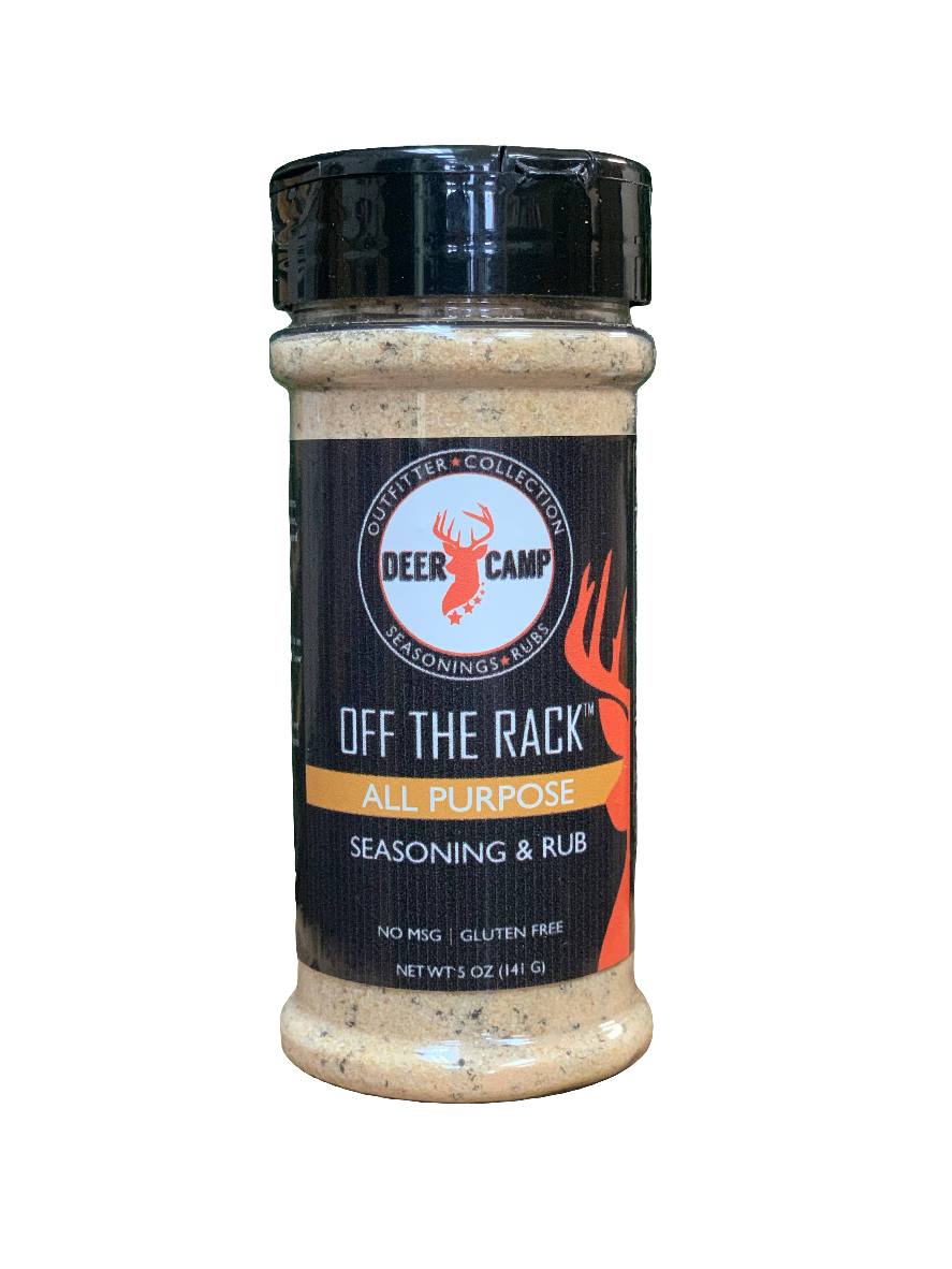 DEER CAMP® OFF THE RACK™  ALL PURPOSE SEASONING & RUB 5 OZ.