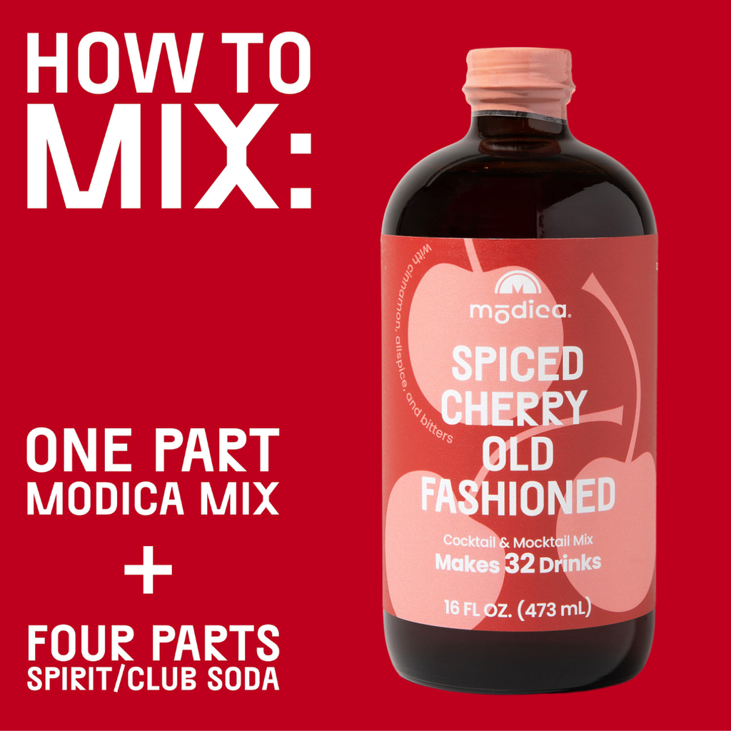 Spiced Cherry Old Fashioned Cocktail & Mocktail Mix