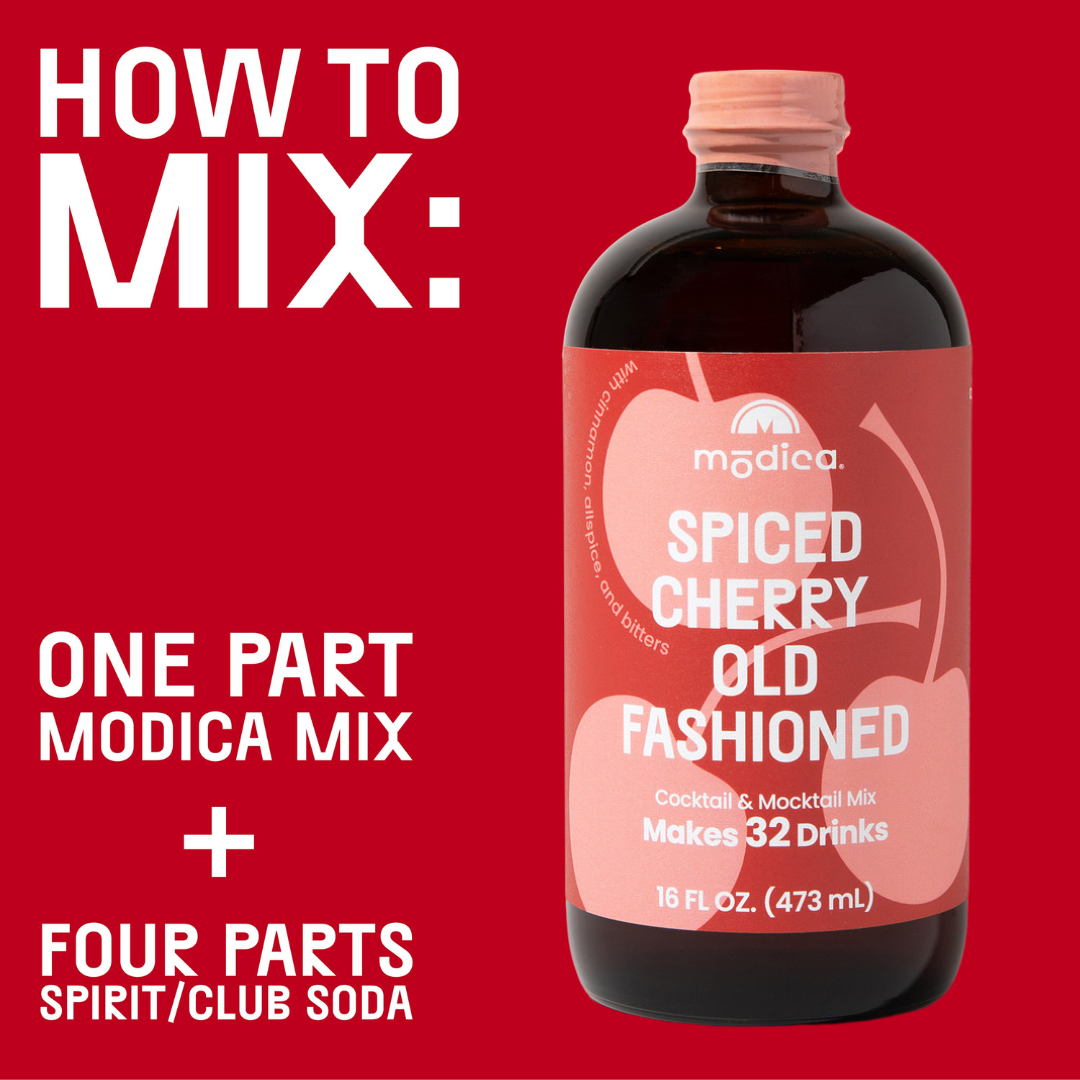 Spiced Cherry Old Fashioned Cocktail & Mocktail Mix