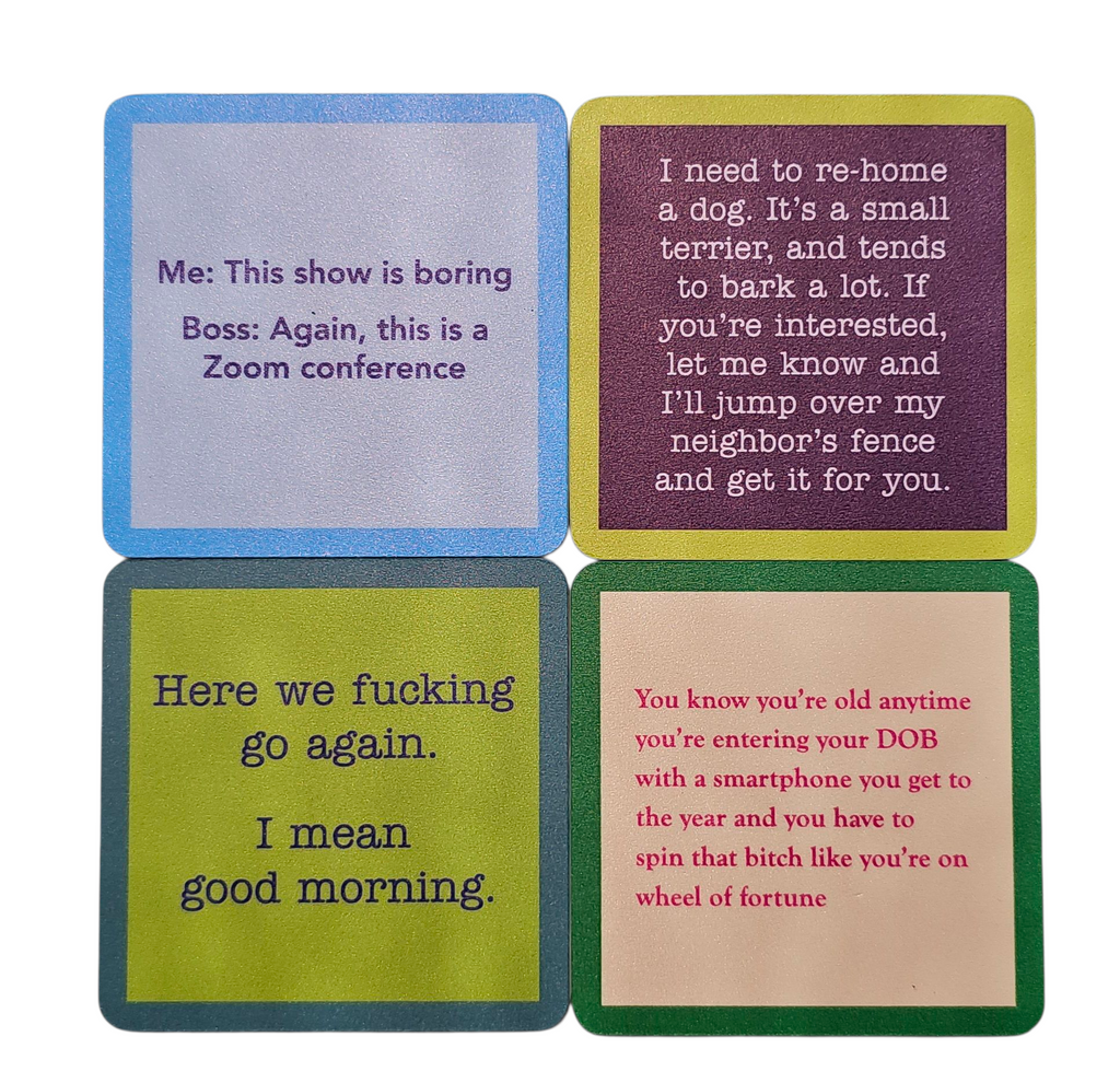 Drinks On Me Coasters - 12 Styles