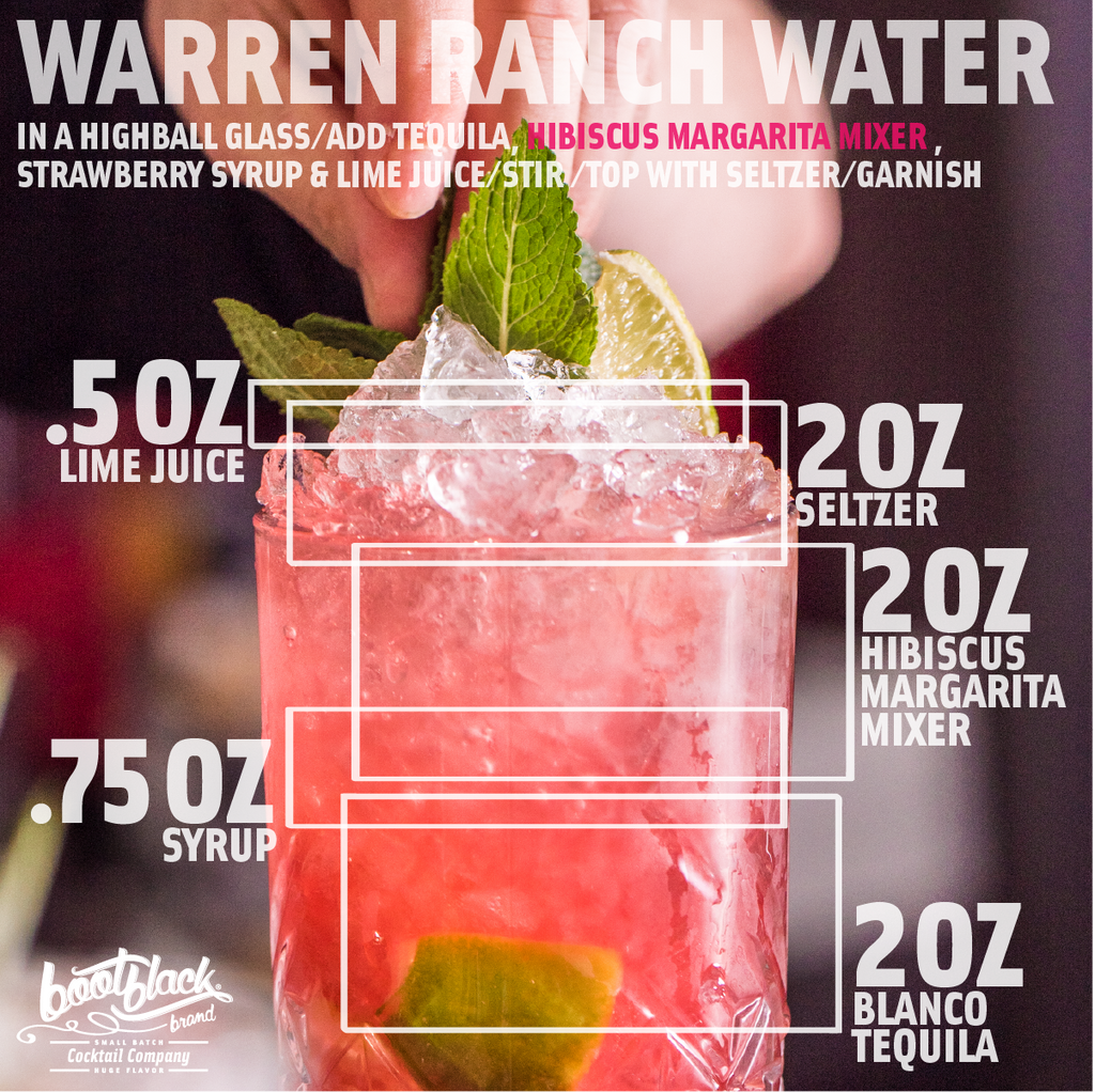Hibiscus Margarita Cocktail/Mocktail Mixer - 750ML