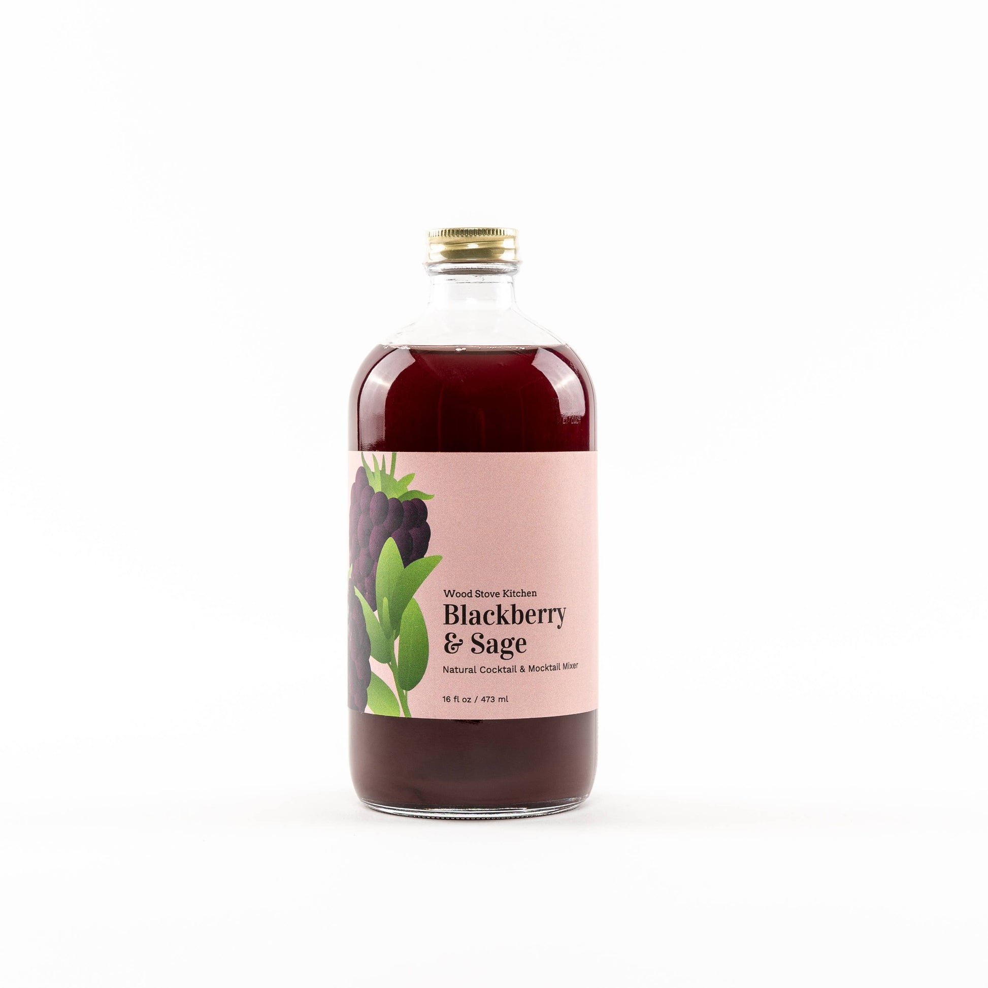Blackberry & Sage Cocktail and Mocktail Mixer, 16 fl oz