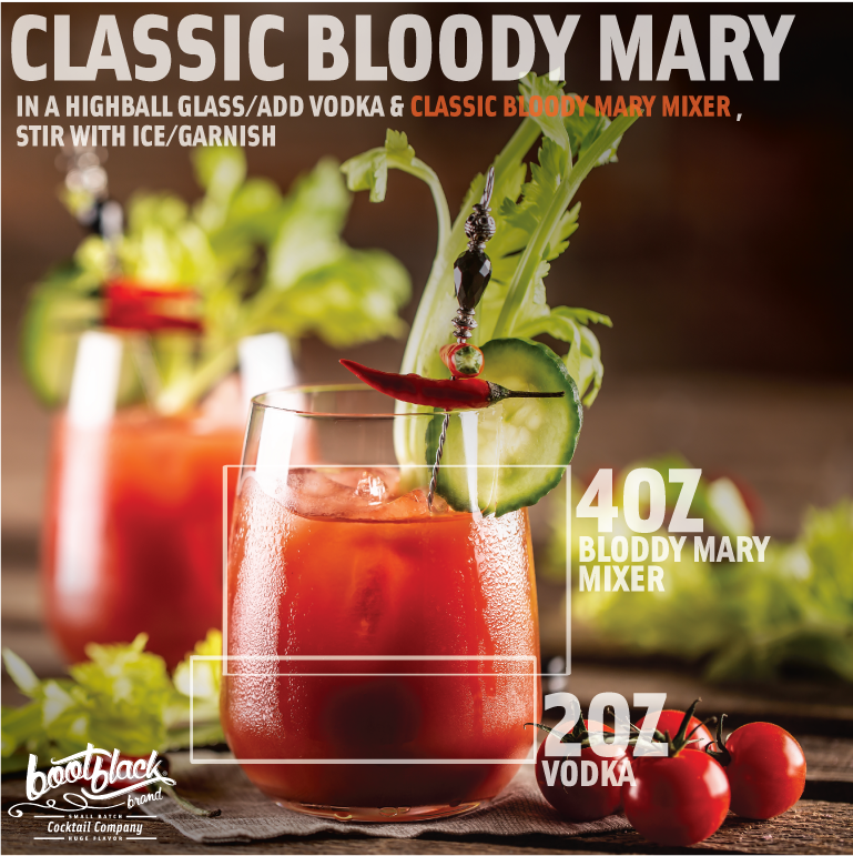 Classic Bloody Mary Cocktail/Mocktail Mixer - 1L