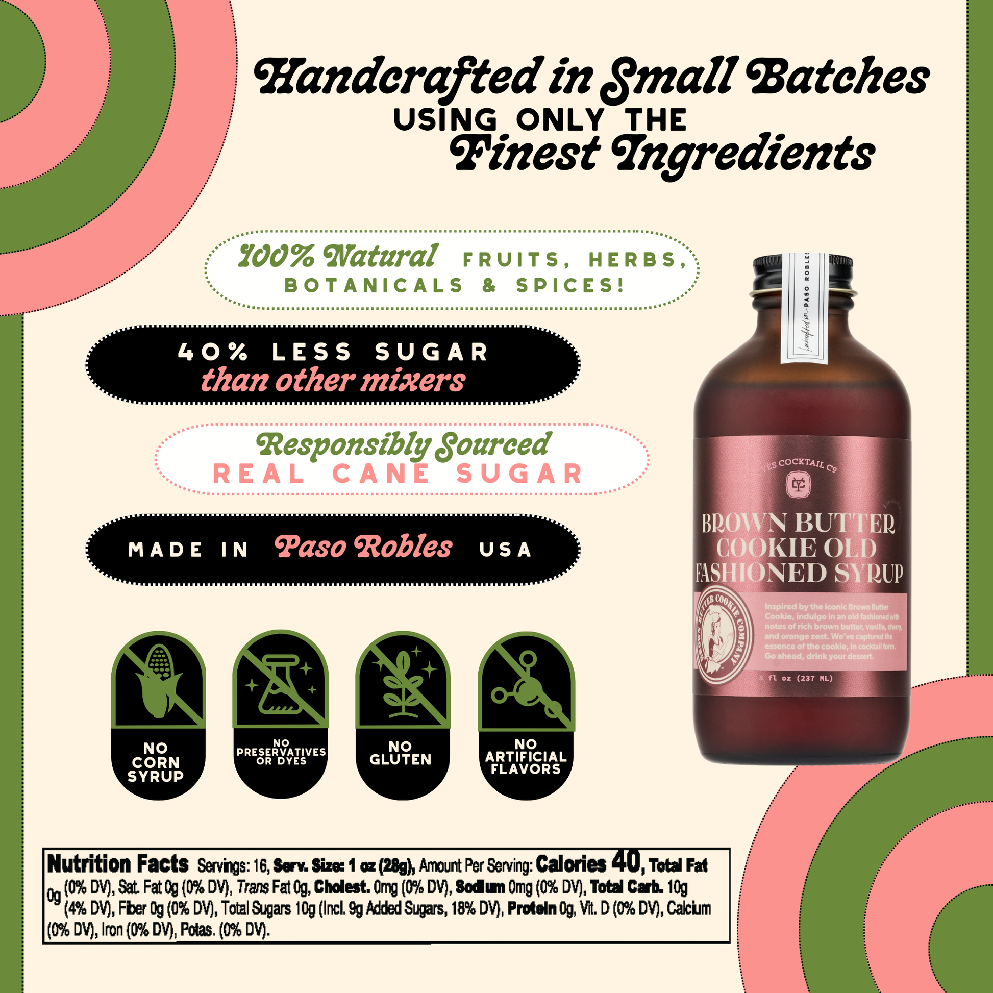 BBCCxYCC Brown Butter Cookie Old Fashioned Syrup