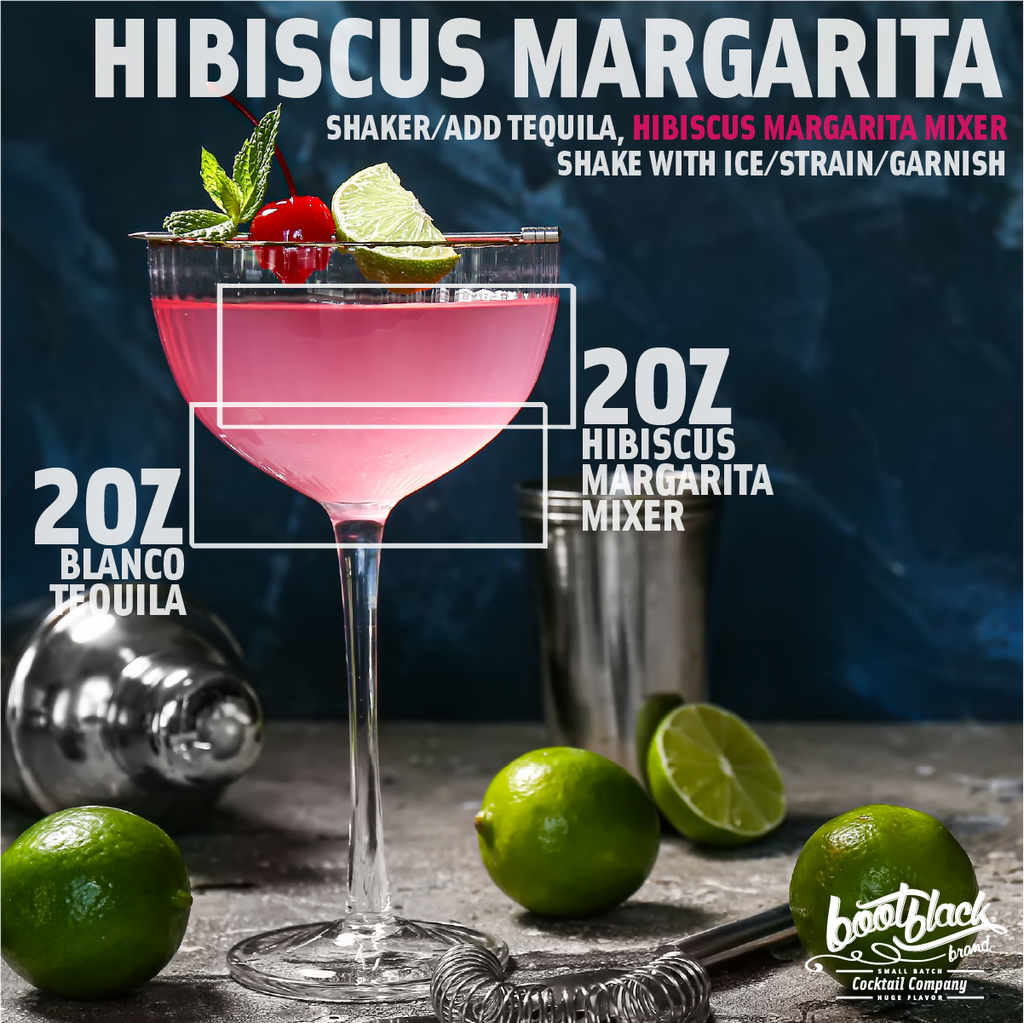 Hibiscus Margarita Cocktail/Mocktail Mixer - 750ML