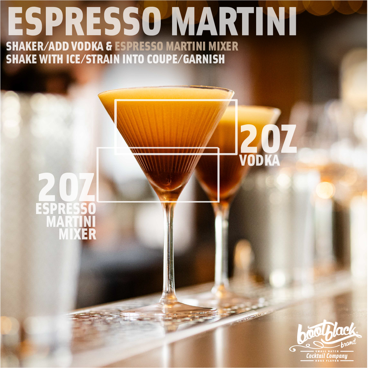 Espresso Martini Cocktail/Mocktail Mixer - 750ML