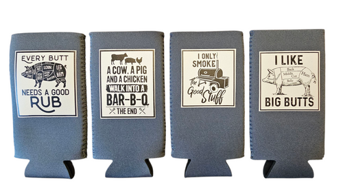 BBQ Koozie - Slim Size